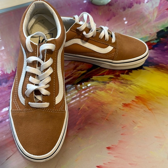VANS Old Skool Canvas Suede Shoe - Picture 2 of 7
